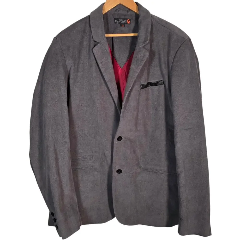 G by Guess Gray Corduroy Sport Coat Blazer Men's XXL NWOT